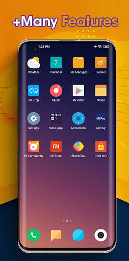 Xiaomi mi 11 Launcher, theme f screenshot 4