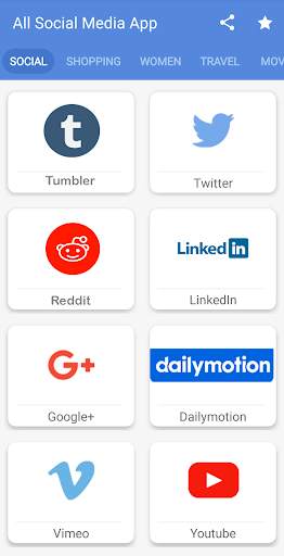 All In One Social Media App screenshot 1
