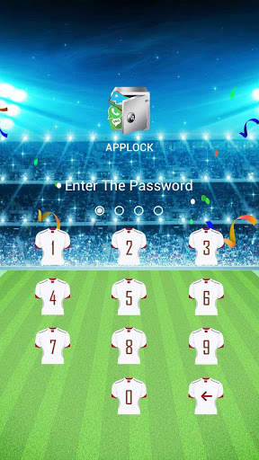 AppLock Theme Football screenshot 2