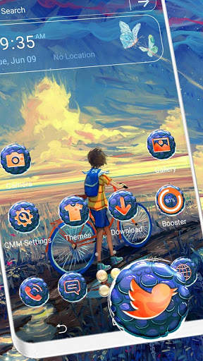 Boy Landscape Art Launcher Theme screenshot 1