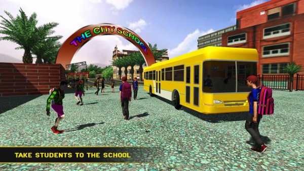 Bus Sekolah Mengemudi yanMungkin Sim 3d:Sopir Kota screenshot 7