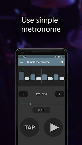 Camtronome - metrônomo, câmera screenshot 1