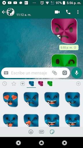 Aluminum Stickers For WhatsApp screenshot 4