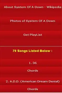 All Songs of System Of A Down screenshot 3