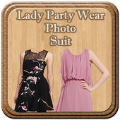 Lady Party Wear Photo Suit icon