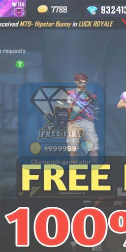 Diamonds and skins Convert for Free Fire screenshot 1