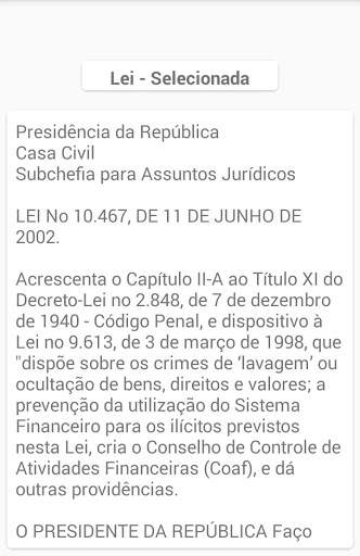 Leis do Código Penal screenshot 4