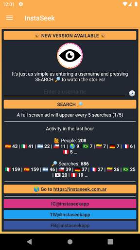 InstaSeek: download stories (Story Saver) screenshot 1