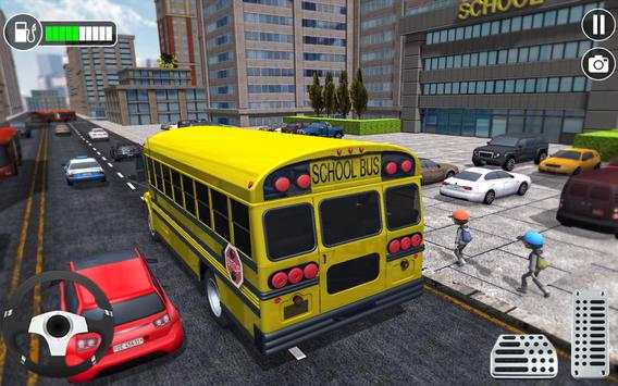 Virtual Kid High School Bus Driving simulator 2018 screenshot 7