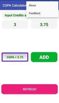CGPA Calculator скриншот 2