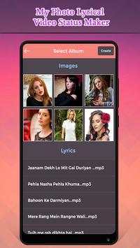 MyPic Lyrical Video Status Maker screenshot 5