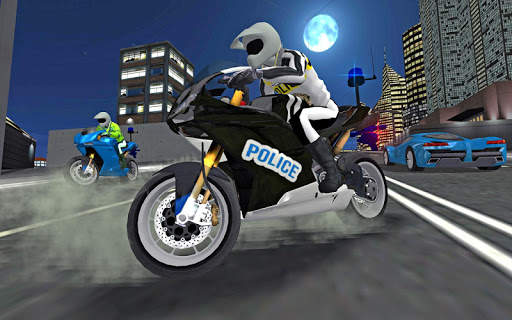 Police Motorbike 3D Simulator 2018 screenshot 6
