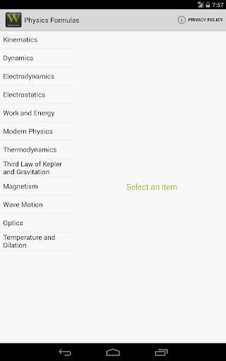 Physics Formulas screenshot 5