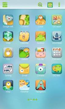 Eat me GO Launcher Theme screenshot 3