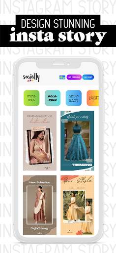 Poster Maker Instagram Story Art Editor - Socially screenshot 1