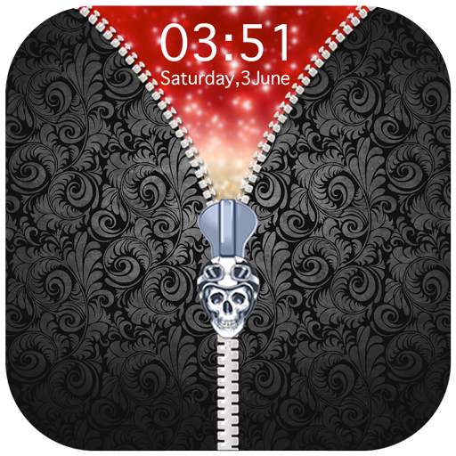 Black Zipper Lock Screen 1.0