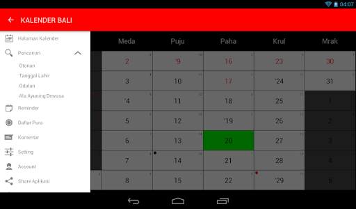 Kalender Bali screenshot 9