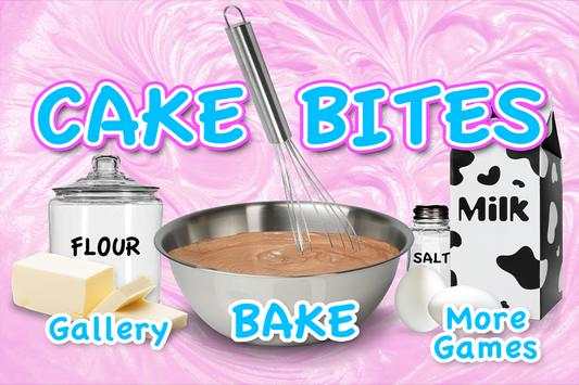 Cake Bites Make & Bake Candy Food Cooking Kid Game screenshot 1