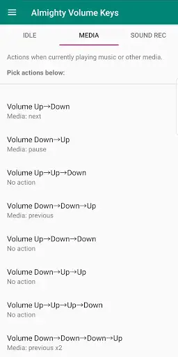 Almighty Volume Keys: Powerful remapper 4 تصوير الشاشة