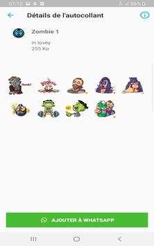 Zombie Stiker - WAStickerApps screenshot 9