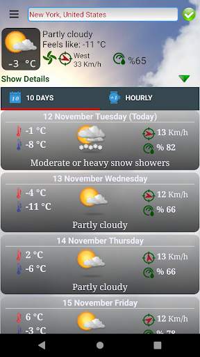 Closest Local Weather screenshot 1
