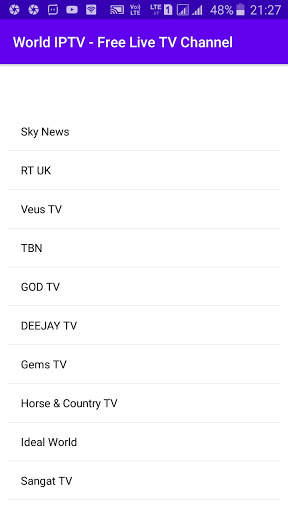 World IPTV - Free Live TV Channel screenshot 3