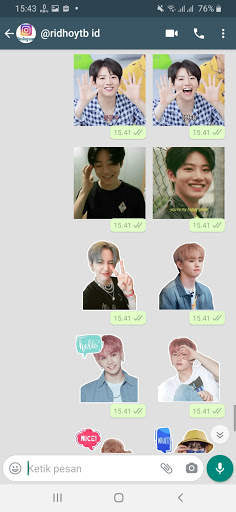 Stiker Wa Treasure Kpop WAStickerApps screenshot 7
