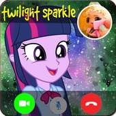 Video call Twilight Unicorn Sparkle Little Queen 1.0