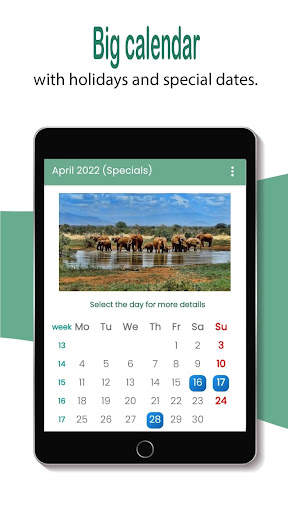 South Africa calendar 2022 screenshot 3