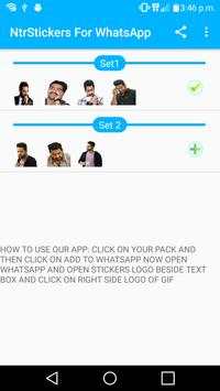 Ntr whatsapp stickers screenshot 1