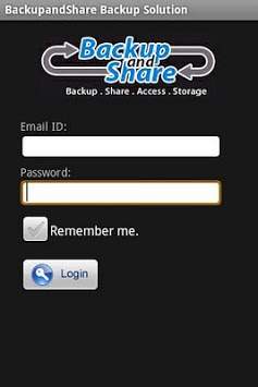 BackupandShare Backup Solution screenshot 1