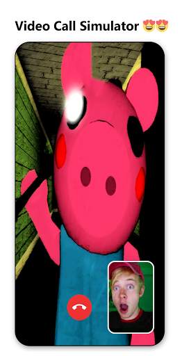Scary Piggy Granny 📱 video call & talk   chat screenshot 1