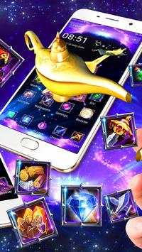 3D Aladdin Magic Lamp Launcher Theme💖 screenshot 2