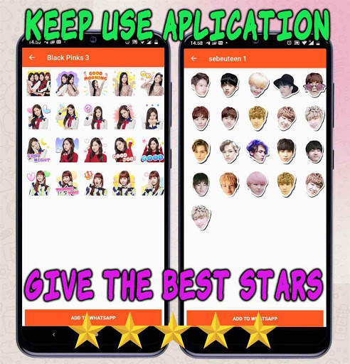 Korean Sticker KPop WASticker for WhatsApp screenshot 5