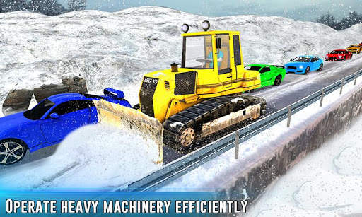 Snow Driving Rescue Plow Excavator Crane Operator screenshot 5