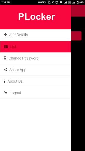 Password Locker App screenshot 2