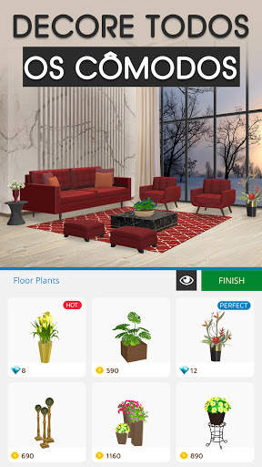 Home Makeover: Jogos de design de interiores screenshot 5