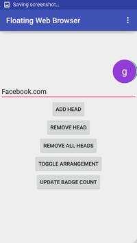 Floating PopUp Web Browser DEV screenshot 2