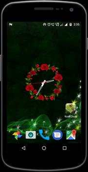 Rose clock live wallpaper screenshot 6