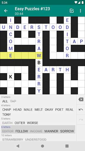 Fill-In Crosswords screenshot 1
