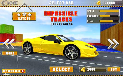 98% Impossible Car Tracks Stunts Driving Simulator screenshot 1