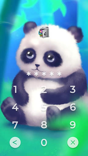 AppLock Live Theme Panda – Paid Theme screenshot 2