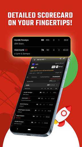 Cric Rocket: Cricket Live Line screenshot 4