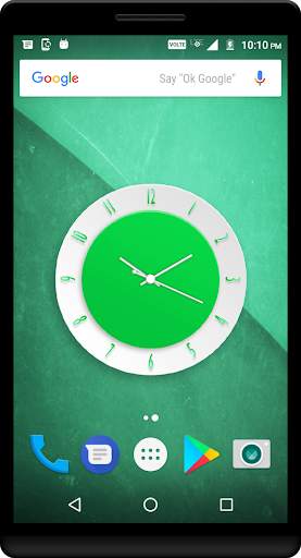 Green Clock Live Wallpaper screenshot 4