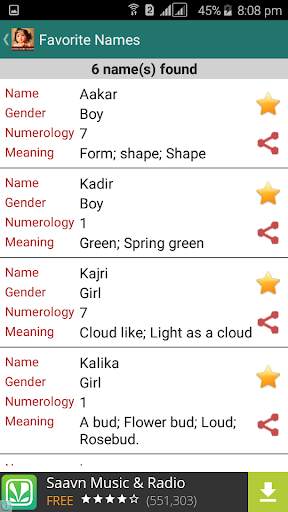 Hindu Baby Names and Meanings screenshot 6