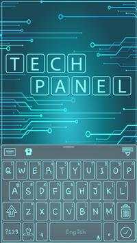 3D Neon Tech Keyboard screenshot 2