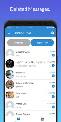 Offline Chat for WhatsApp screenshot 1