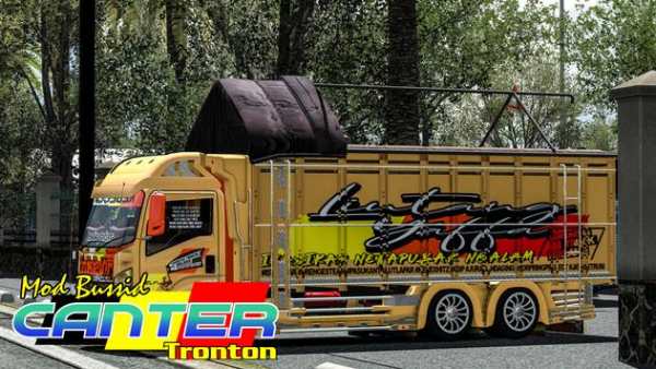 Mod Bussid Canter Tronton screenshot 1