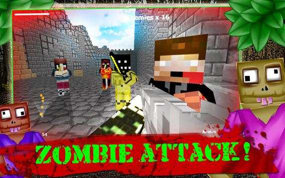 Island of Zombie Blocks screenshot 8