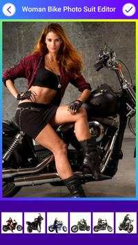 Women Bike Photo Suit Editor screenshot 2